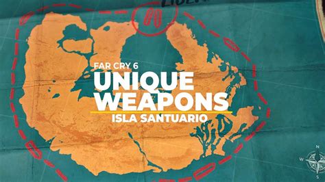 Far Cry Unique Weapons Location Isla Santuario Youtube