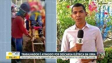 Bom Dia Ceará Trabalhador de obra é resgatado pelos bombeiros depois