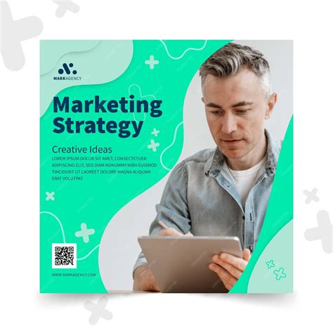 Premium Vector Marketing Business Square Flyer Template