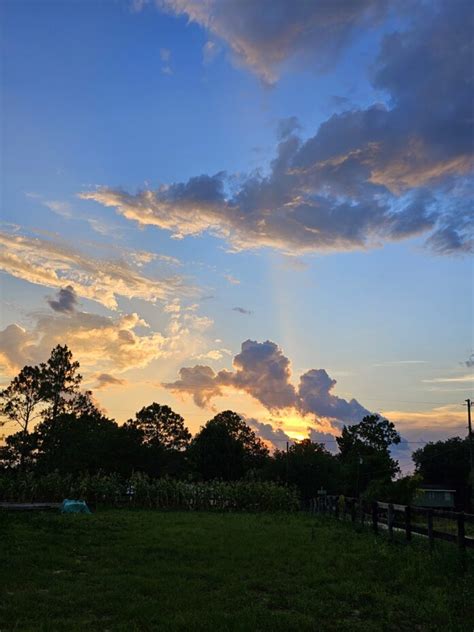 Beautiful Sunset Over Belleview Ocala