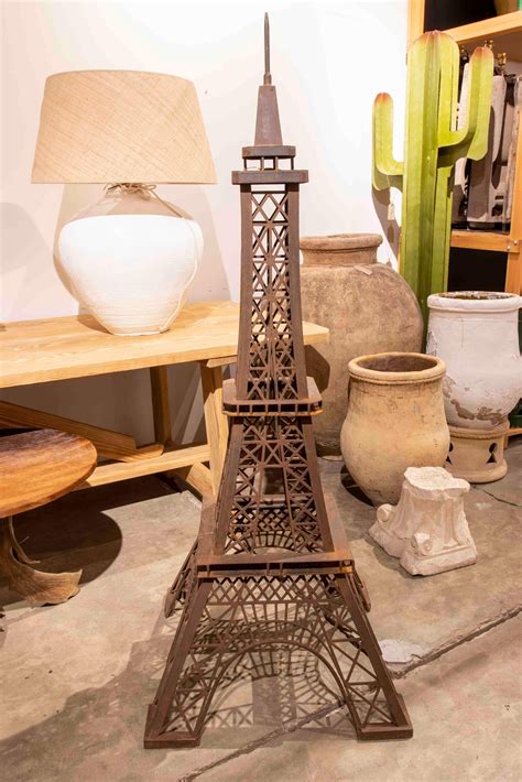 Sculpture Of The Eiffel Tower Made Of Iron For Sale At 1stdibs
