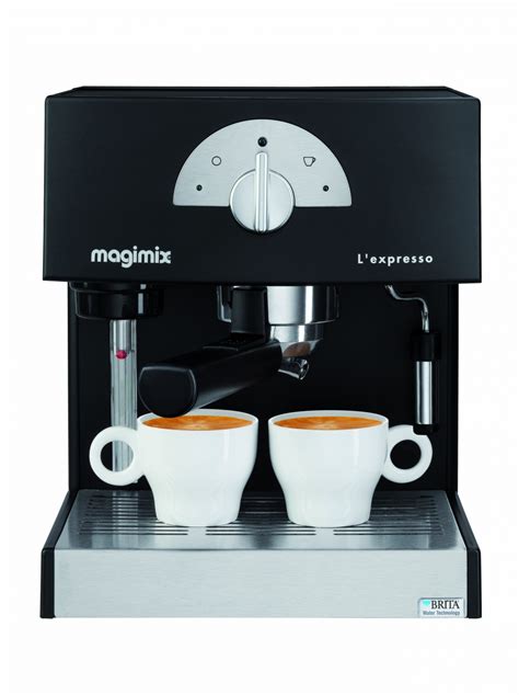 Machine Expresso Noir Magimix Pour Caf Moulu Dosettes Bars