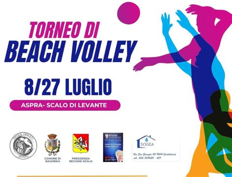 Aspra Torneo di Beach Volley dall 8 luglio Città di Bagheria