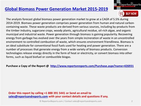 Ppt Global Biomass Power Generation Market 2015 2019 Powerpoint Presentation Id 7219252