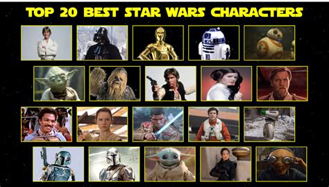 My Top 20 Best Star Wars Characters by jacobstout on DeviantArt