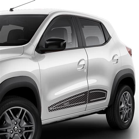 Kit Faixa Renault Kwid Adesivo Lateral Diamante Decorativo