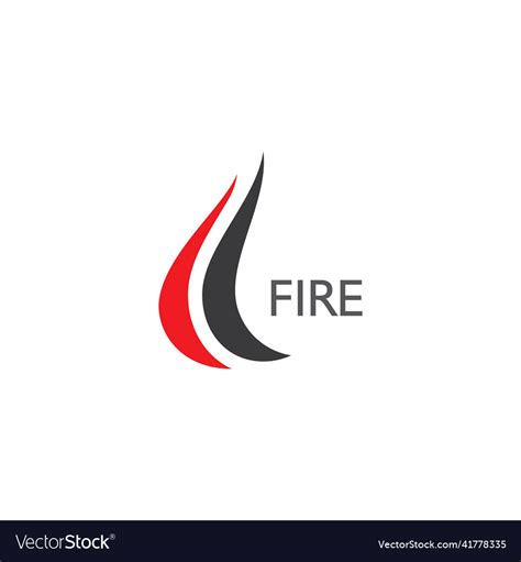 Fire Flame Royalty Free Vector Image Vectorstock