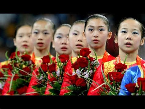 Women S Gymnastics Team Final At The Beijing Olympic Youtube