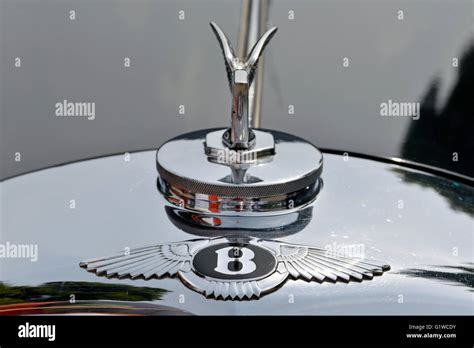 Classic Bentley badge Stock Photo - Alamy