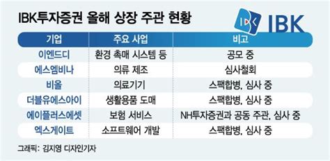 Ibk證 중소기업 특화전략 통했다ib 활약 Up 네이트 뉴스