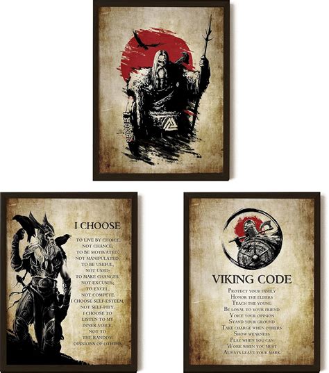 Amazon EXCOOL CLUB Viking Decor For Home Viking Wall Art Decor