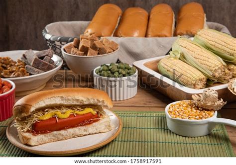 Hot Dog Popcorn Corn Peanuts Other Stock Photo 1758917591 Shutterstock