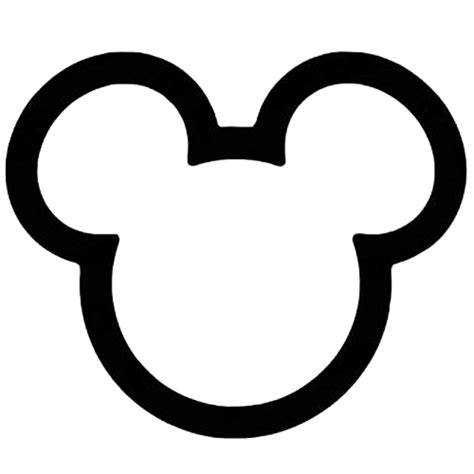 Mickey Mouse Outline - ClipArt Best