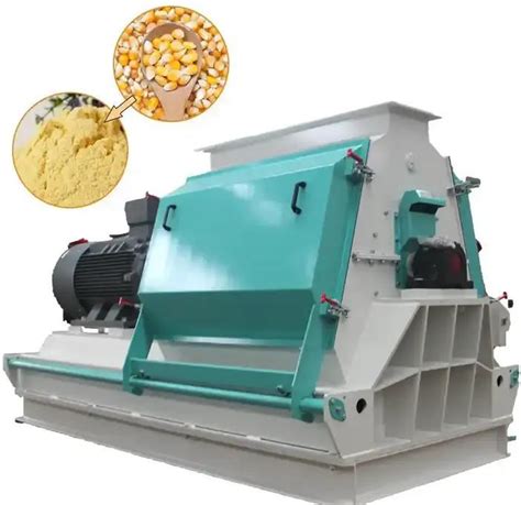 Rice Husk Hammer Mill Machinery Corn Grain Hammer Mill Feed Crusher