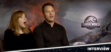 Cineworld Interview With Jurassic World Fallen Kingdom Stars Chris Pratt And Bryce Dallas