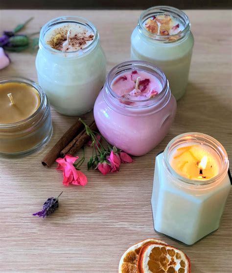 Homemade Scented Candles Home Grown Happiness