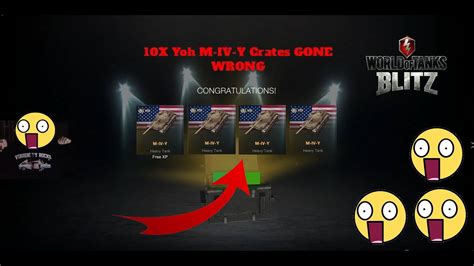 10X Yoh M IV Y CRATES World Of Tanks Blitz YouTube