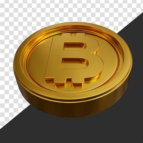 Premium Psd Gold Bitcoin