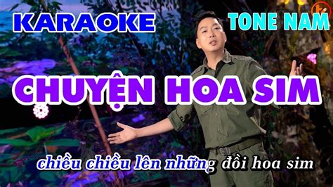 Karaoke Chuy N Hoa Sim Tone Nam L Tu N Kh Ng L R Ng Ho Ng P Nh T