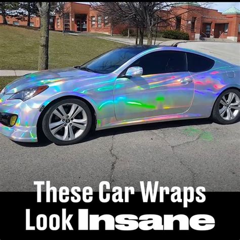 These Holographic Wraps Look So Cool Vinyl Wrap Car Holographic