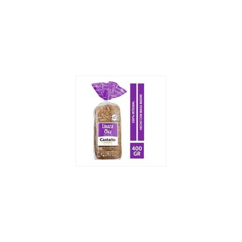 Pan Linaza Chia Castaño 400gr