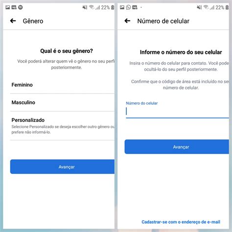 Como Criar Um Conta No Facebook Seu Android