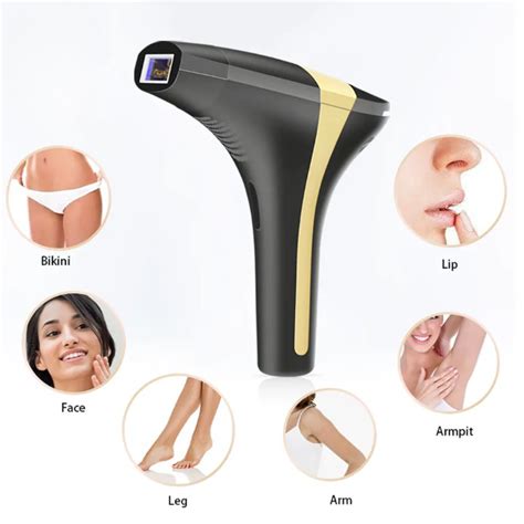Epilateur laser lumière pulsée indolore pour bikini visage et corps Flashs