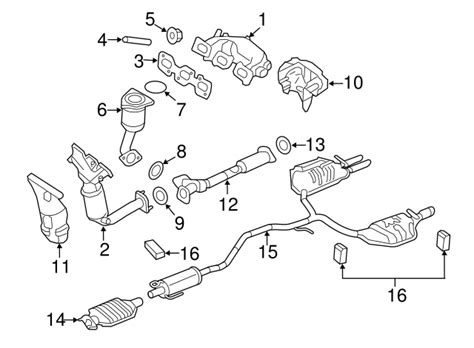 2010 2012 Ford OEM Catalytic Converter AE5Z 5E212 A Ford Parts Center