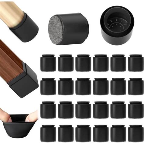 Protection Pour Pieds De Chaise 24 Pcs Couvre Pieds De Chaise Meubles