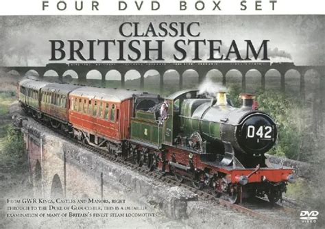 Classic British Steam Four Dvd Box Set New Sealed Region Free Railways