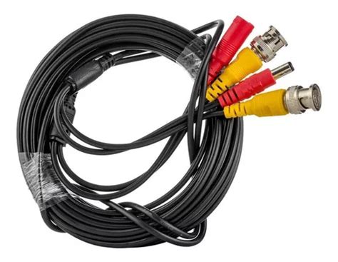 Cable Siames 20 Metros Para Camaras Seguridad Cctv Bnc Video MercadoLibre