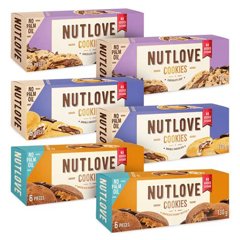 6 x NUTLOVE Cookies ALLNUTRITION 34 zł Opinie Sklep SFD