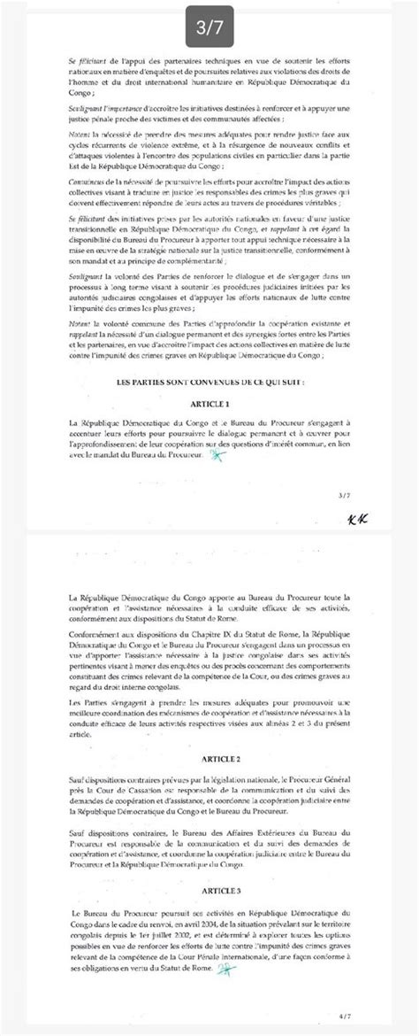 Pascal Mulegwa on Twitter LE MÉMORANDUM D ENTENTE ENTRE LA RDC ET LE