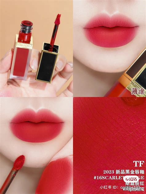 Son Kem Tom Ford Liquid Lip Luxe Matte Scarlet Rouge M U Thu N