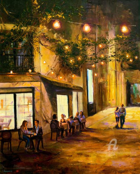 Summer Evening Painting By Sergey Lutsenko Artmajeur