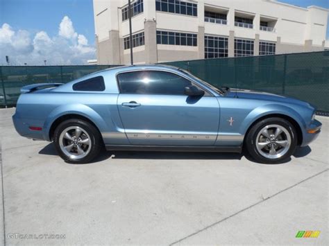 Windveil Blue Metallic 2006 Ford Mustang V6 Premium Coupe Exterior Photo 66712073