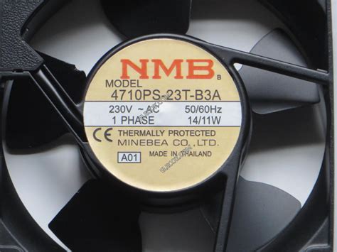 Nmb 4710ps 23t B3a 230v 14 11w Fan With Socket Connection Refurbished