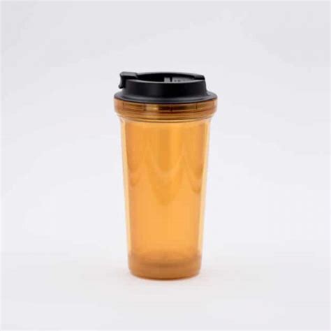 Mug Térmico para Café Amarillo Doble Pared Rivers 400ml