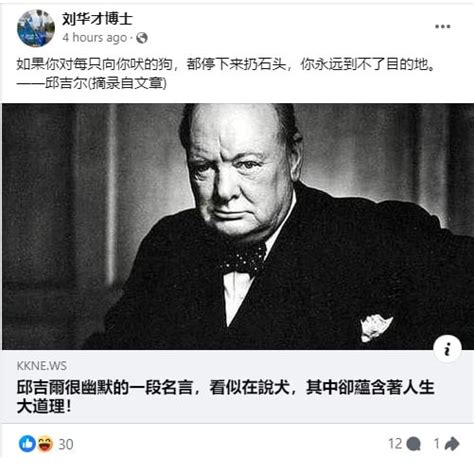 槟伊青动议换槟国盟主席刘华才引邱吉尔名言反击 “不能理每只吠你的狗” 国内 即时国内