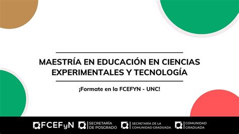 III Muestra de Posgrado Maestría en Educación en Ciencias