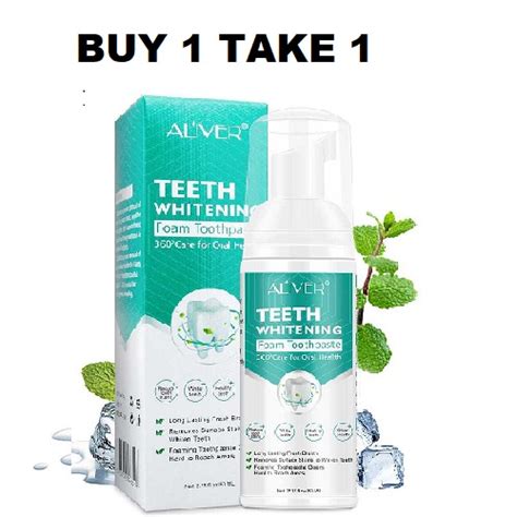 Buy Take Aliver Teeth Whitening Mousse Toothpaste Remove Plaque