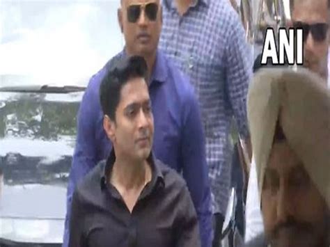 West Bengal Tmc Mp Abhishek Banerjee Arrives At Cbi Office In Kuntal