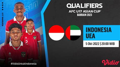 Link Live Streaming Pertandingan Kualifikasi Piala Asia U