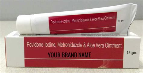 Composition 5 Povidone Iodine Metronidazole Aloe Vera Ointment