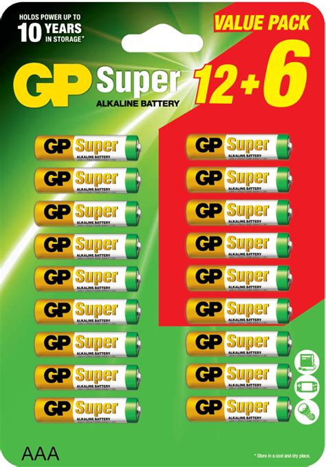 Gp Super Alkaline Aaa 24alr03 126 Pack