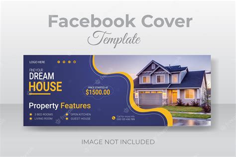 Premium Vector Real Estate House Property Facebook Cover Banner Template