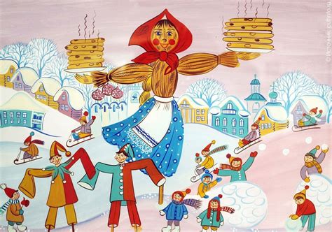 Масленица рисунки детей (50 фото)