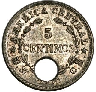 5 Céntimos Leprosarium Coinage Costa Rica Numista