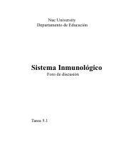 Sistema Inmunol Gico Biol Pdf Nuc University Departamento De