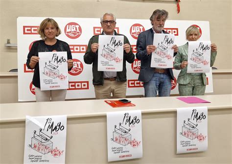 UGT Navarra UGT y CCOO se movilizarán el 1 de Mayo exigiendo más